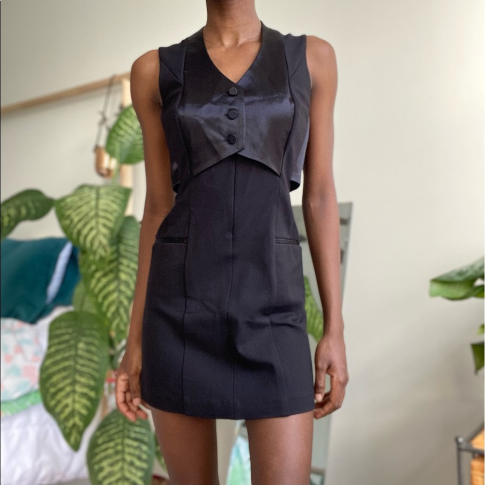 Alexander Wang Fitted Tuxedo Dress